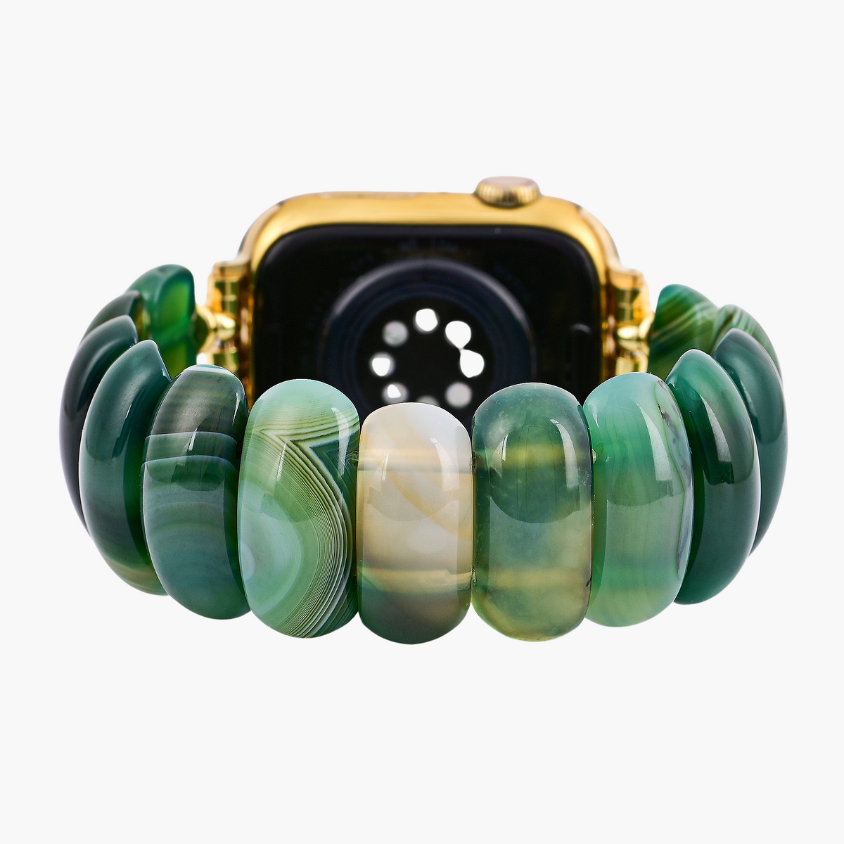 Emerald Grove Achat Stretch Apple Watch Armband