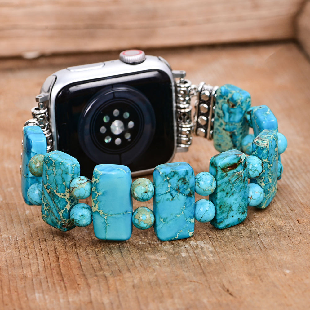 Serenity Türkis Stretch Apple Watch Armband