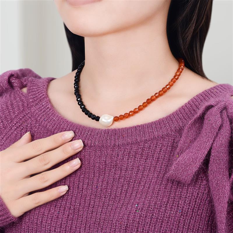 Winterbeeren-Perlenkette