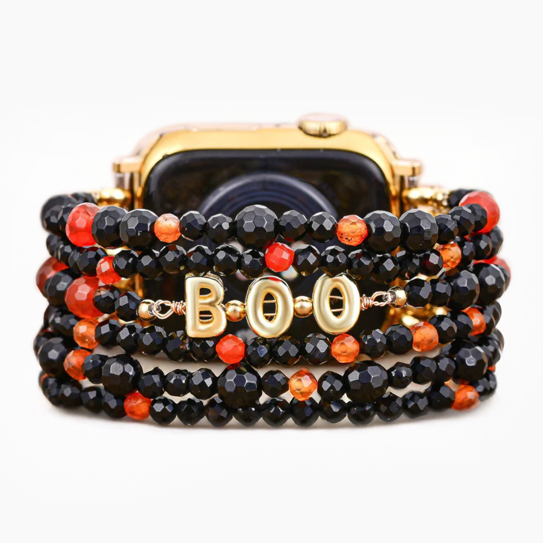 Halloween-Kürbisfeld Apple Watch Armband