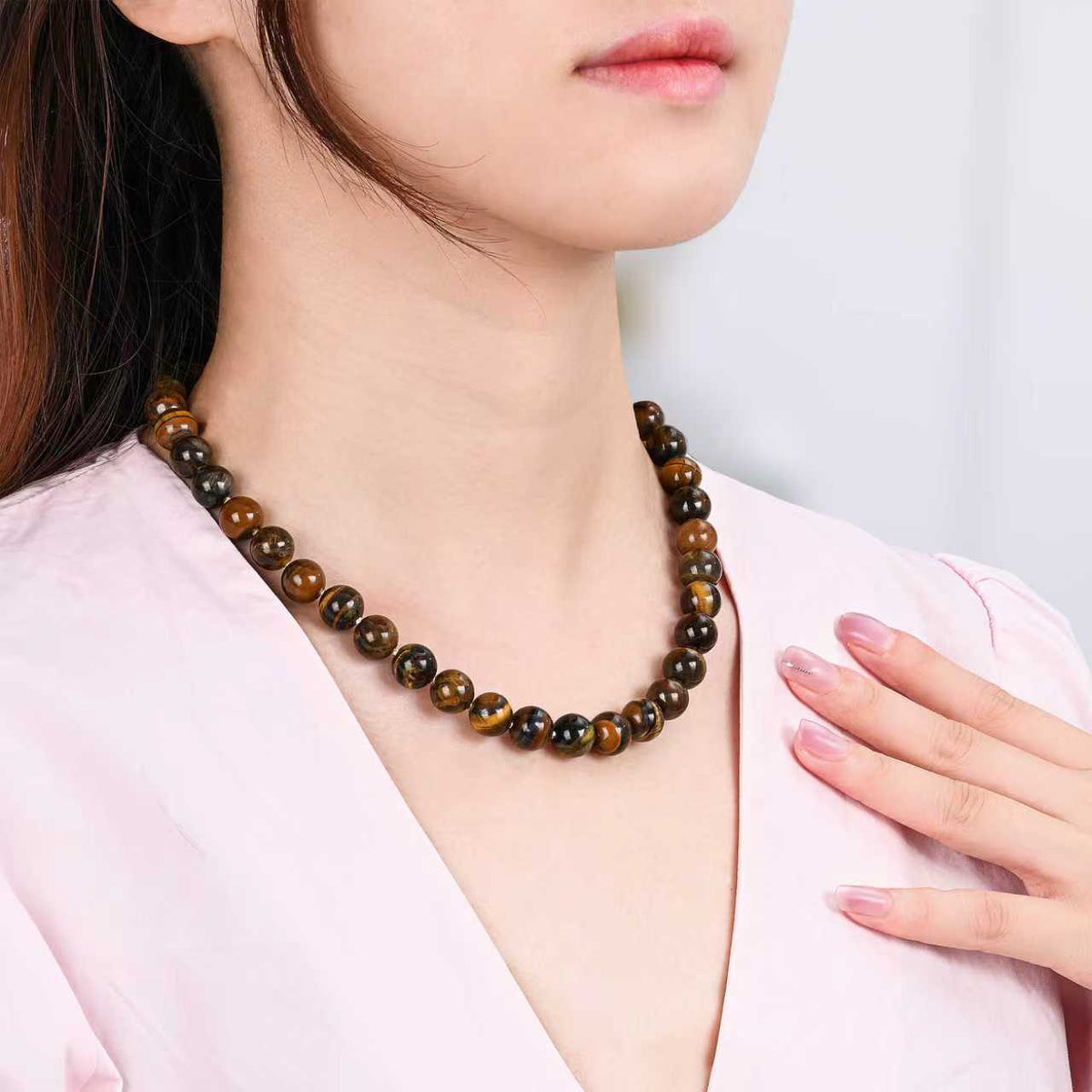 Tiger Eye Harmonie Halskette Choker