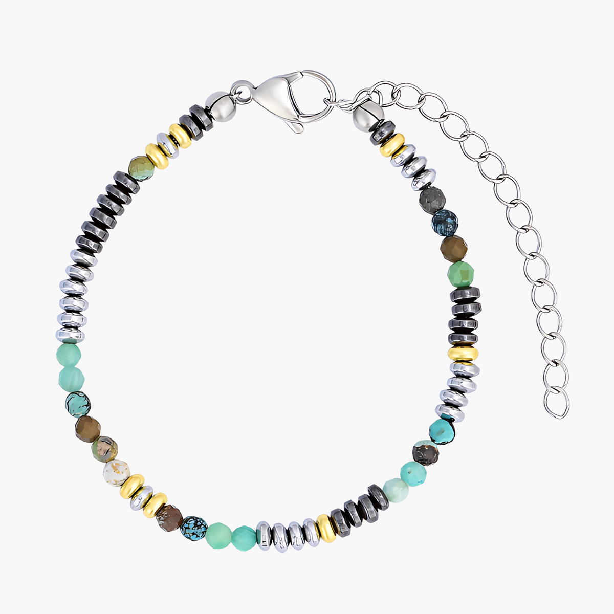 Herren Stahl Tide Armband