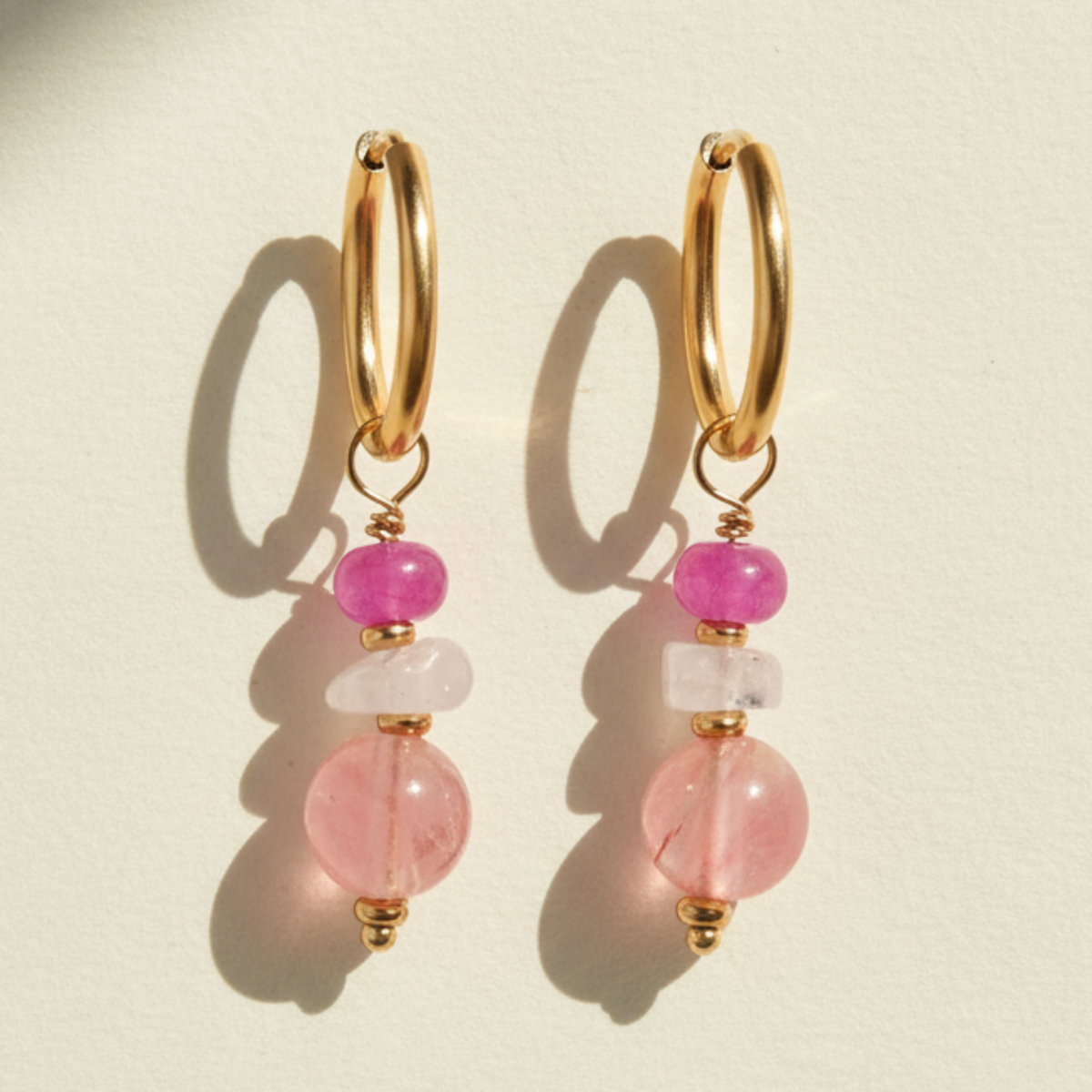 Boucles d'oreilles Blush Jade