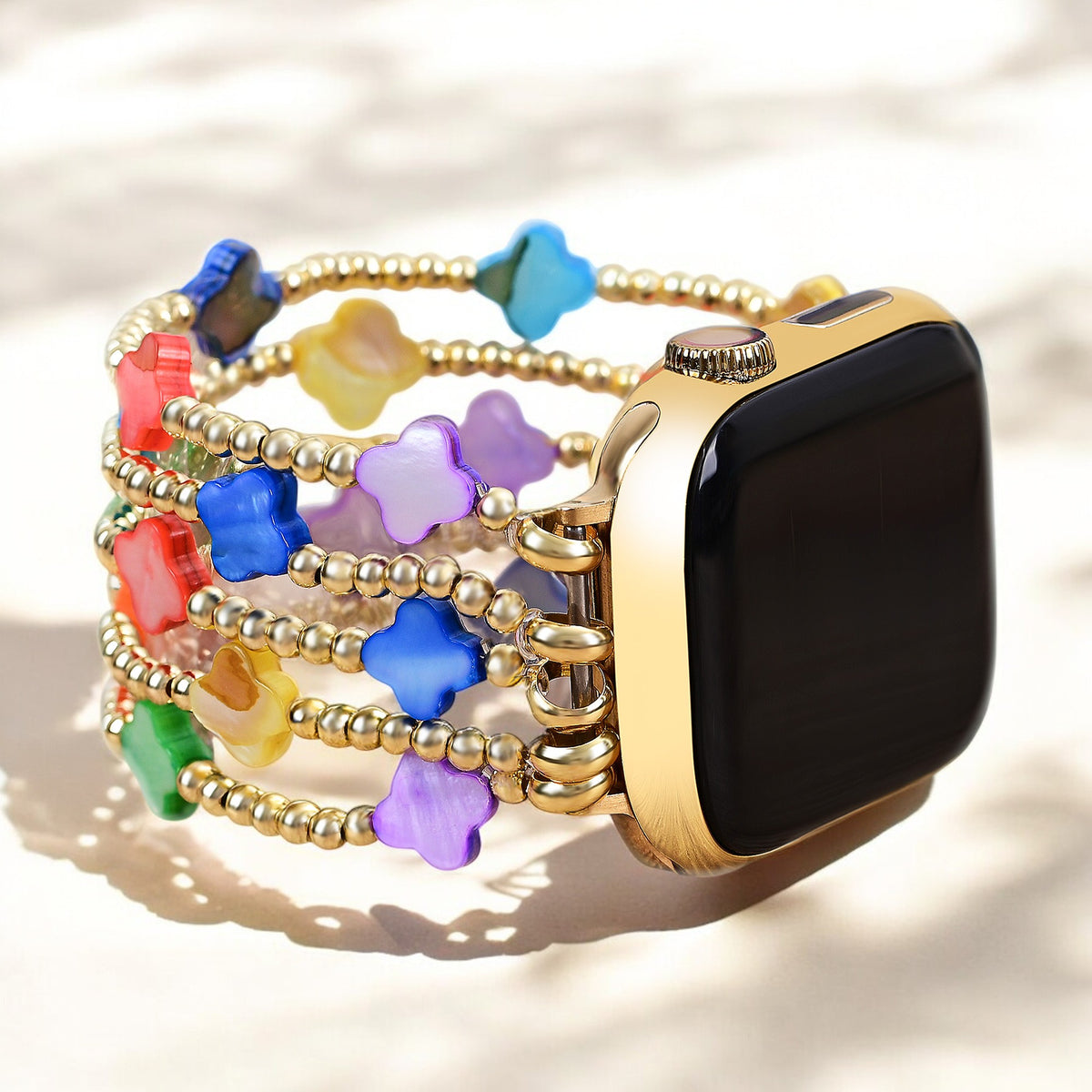 Chakra Kleeblatt Stretch Apple Watch Armband