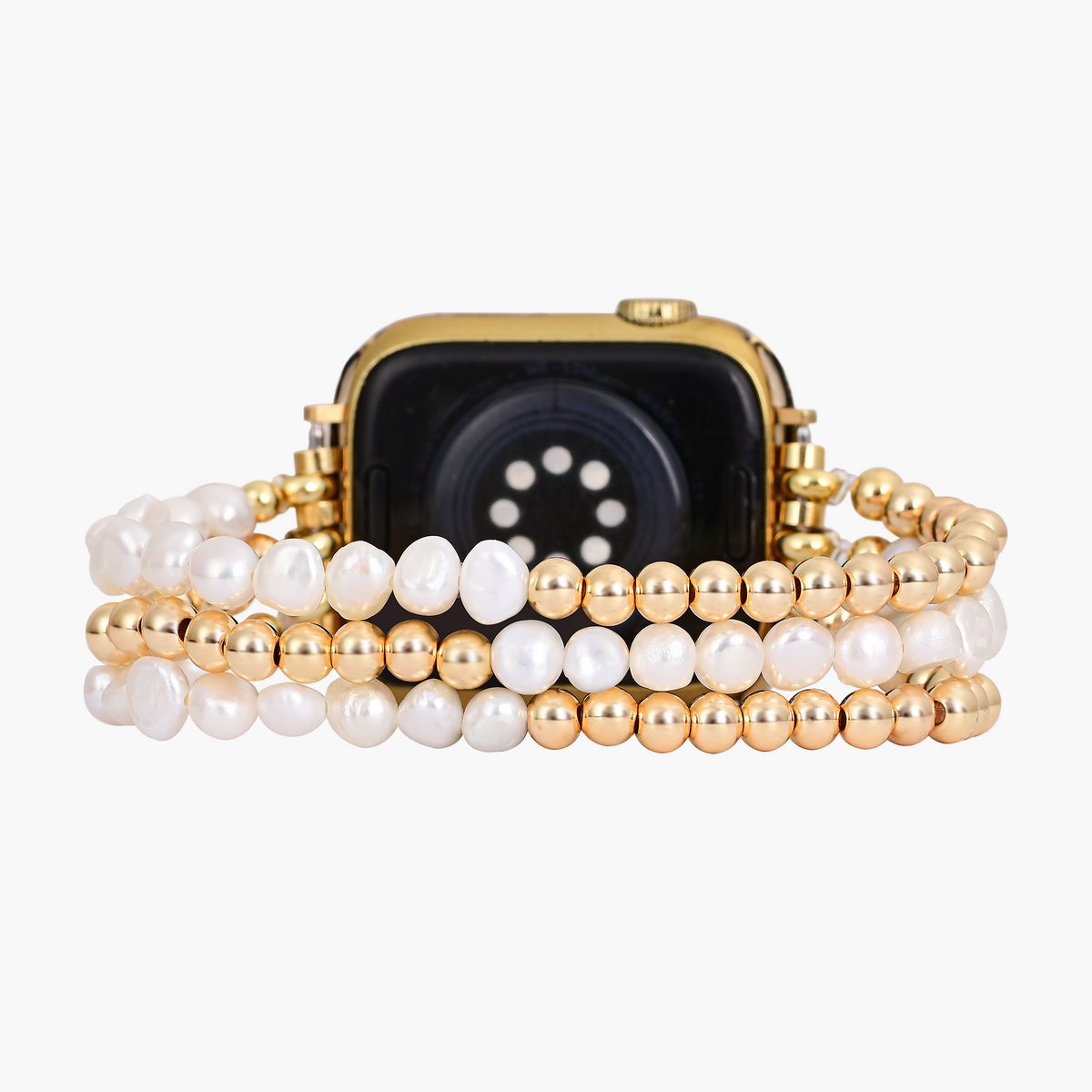 Pearl Radiance Stretch Apple Watch Armband
