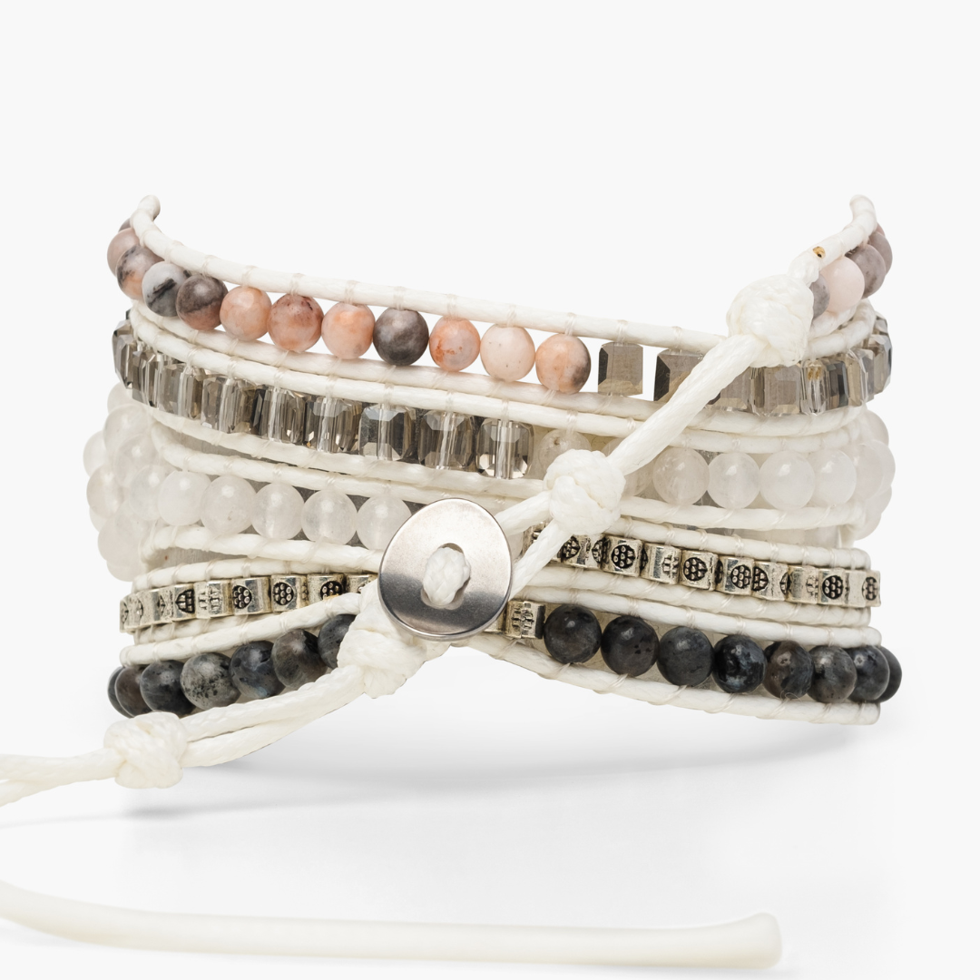 Weißes Labradorit Samsung Galaxy Watch Armband