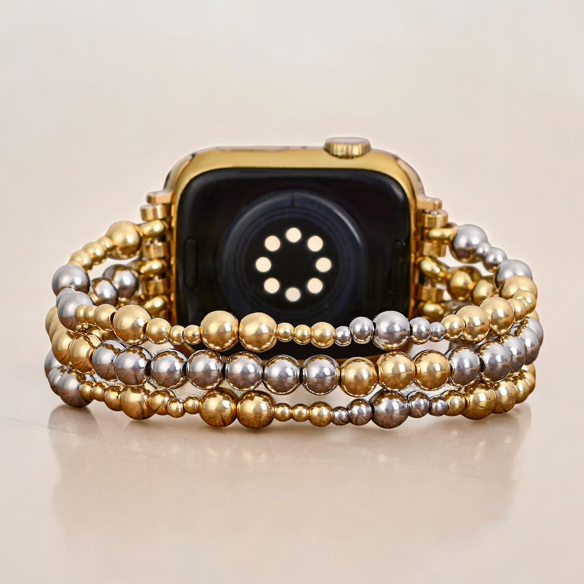 Bracelet extensible Apple Watch en or sterling