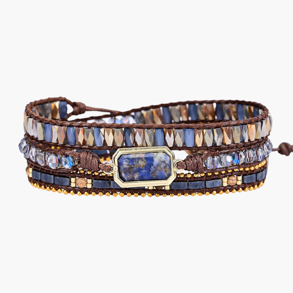 Mitternachtsroyalty Wickelarmband