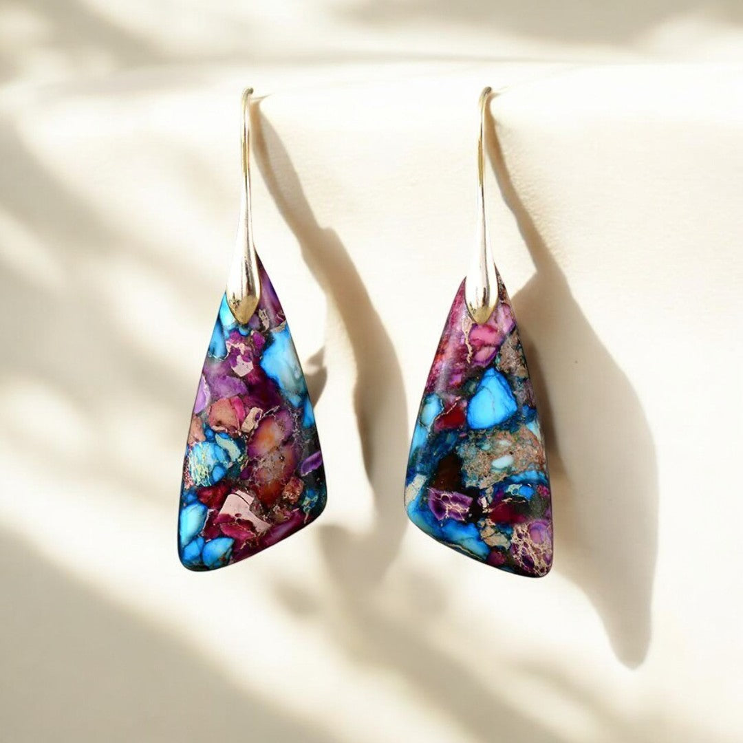 Mauvy Glamour Jasper Ohrringe