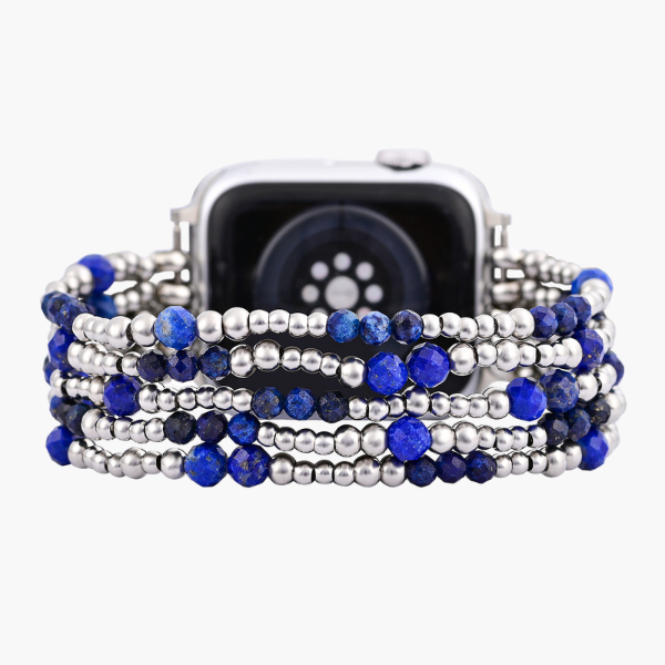 Bracelet extensible argent Azure Serenity pour Apple Watch