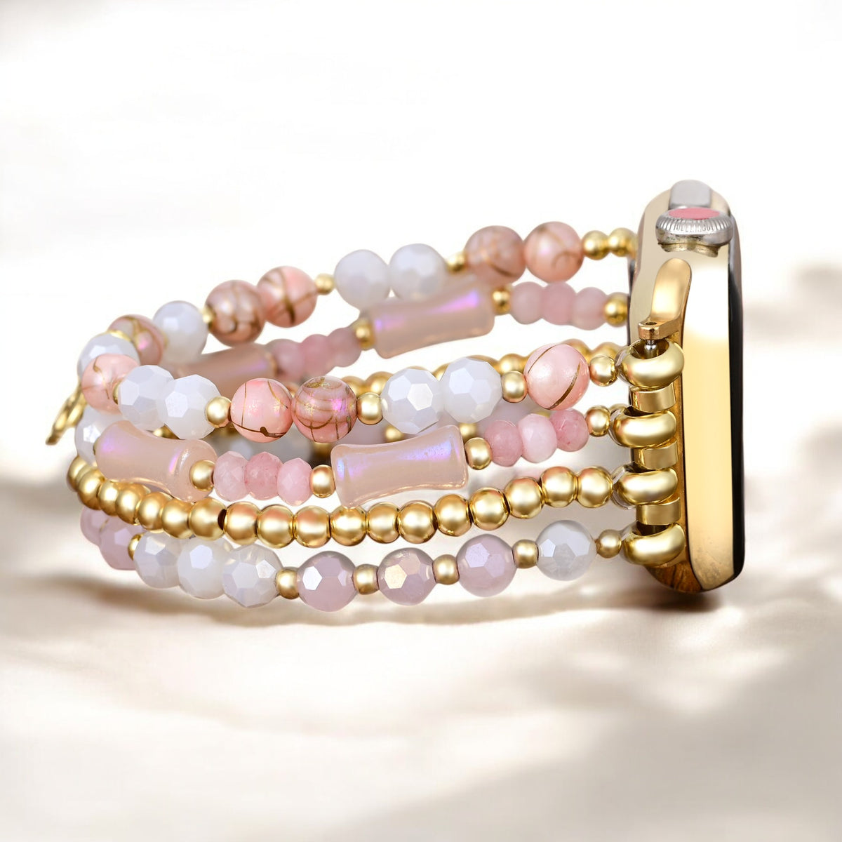 Valentinstags Gold Liebe Stretch Uhrenarmband