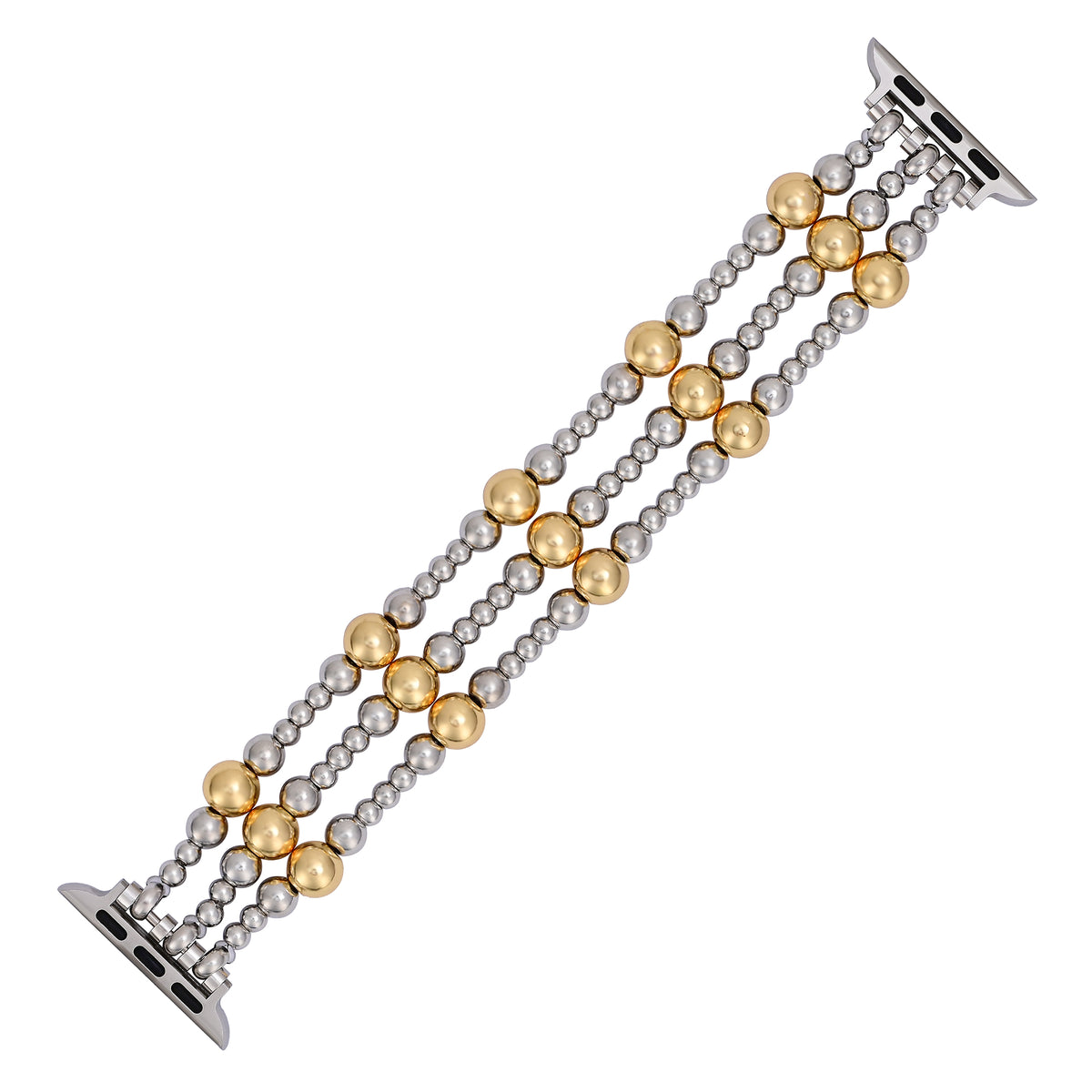 Silver Ember Stretch Apple Watch Armband