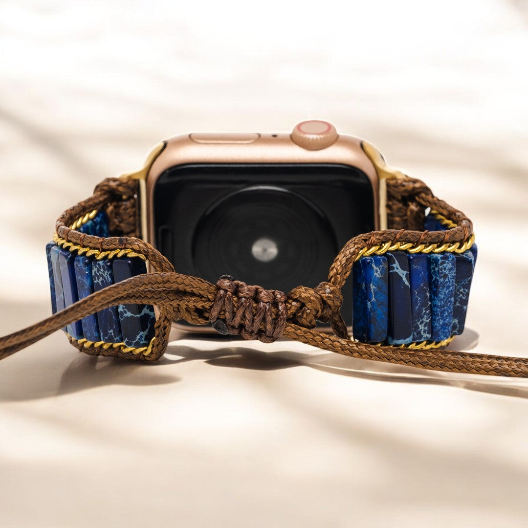Azure-Jaspis Apple Watch Armband