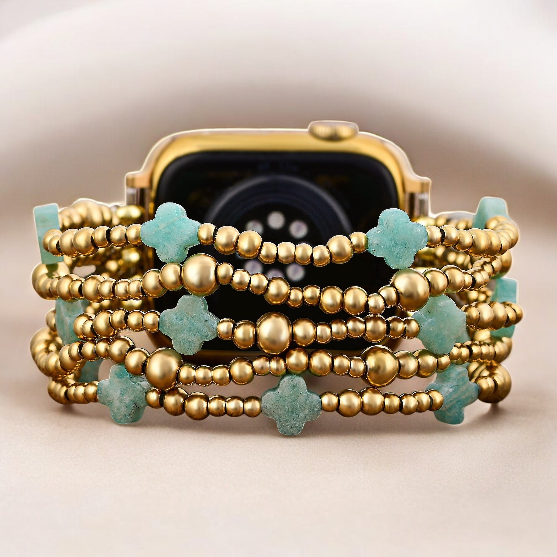 Bracelet Apple Watch Serene Blue Cross Stretch