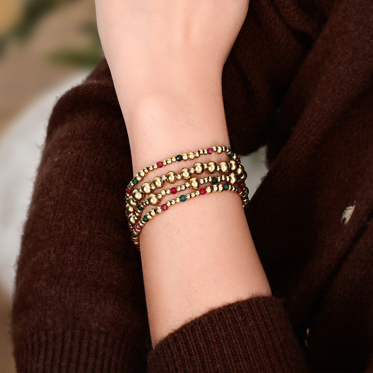 Weihnachts-Gold-Magie-Armband-Set
