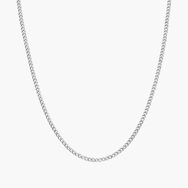 Chaîne cubaine (Argent) 4mm