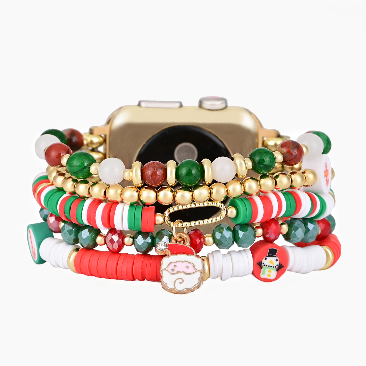 Santa Sparkle Stretch Apple Watch Armband