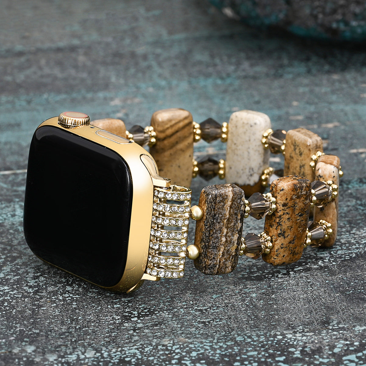 Bracelet extensible Desert Jasper Apple Watch