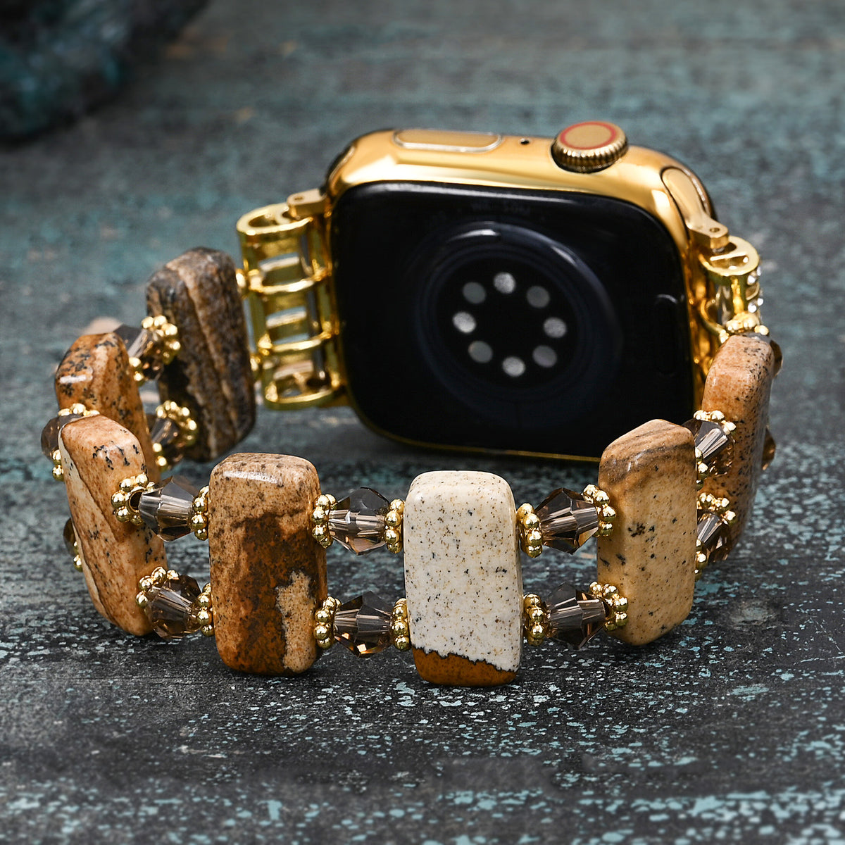 Bracelet extensible Desert Jasper Apple Watch