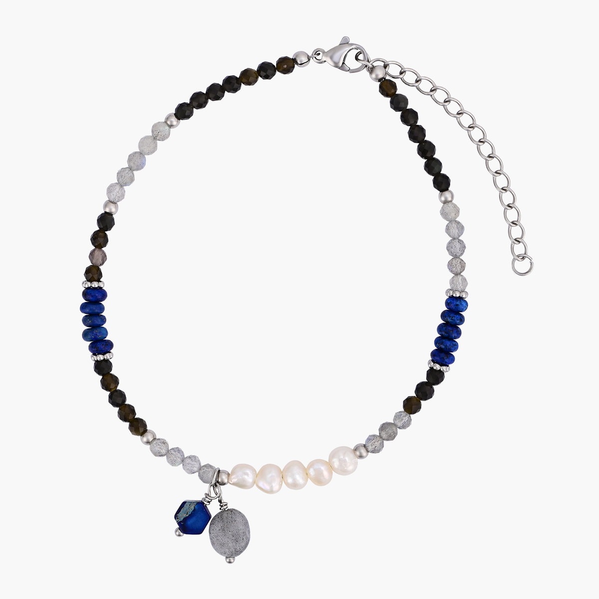 Mystische Lapislazuli Harmonie Fußkette