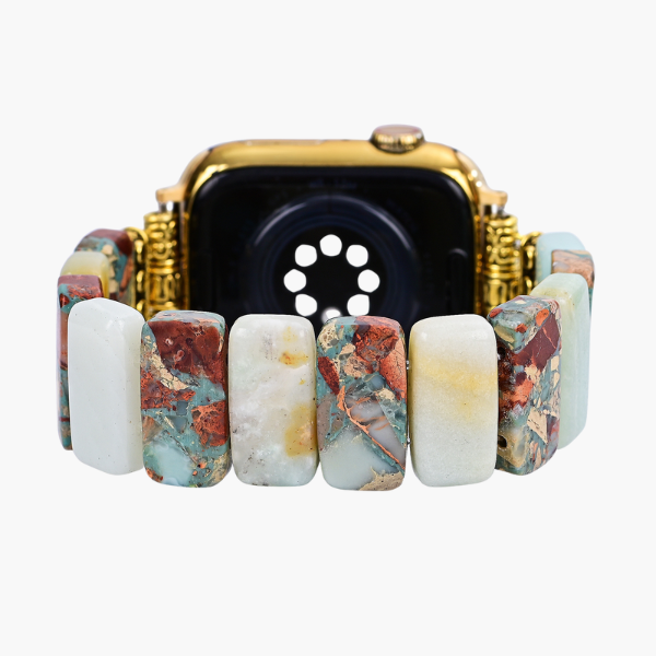 Earth Amazonit Stretch Apple Watch Armband