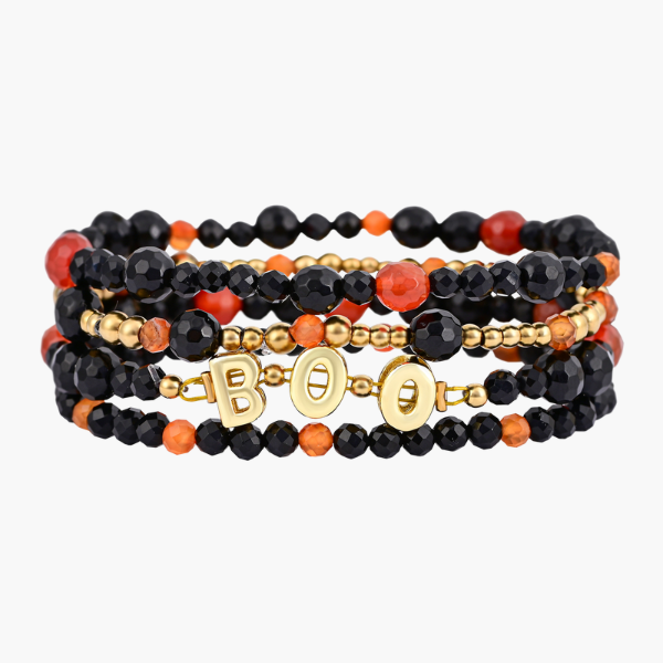 Halloween Kürbisfeld Armband Set