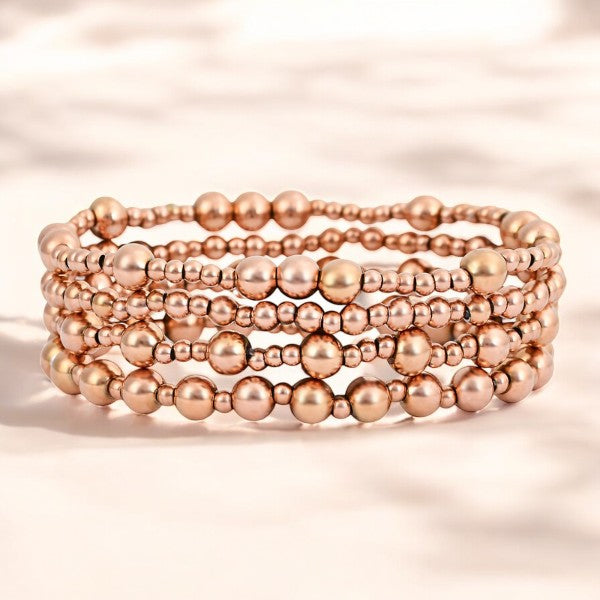 Roségold Serenity Armband-Set