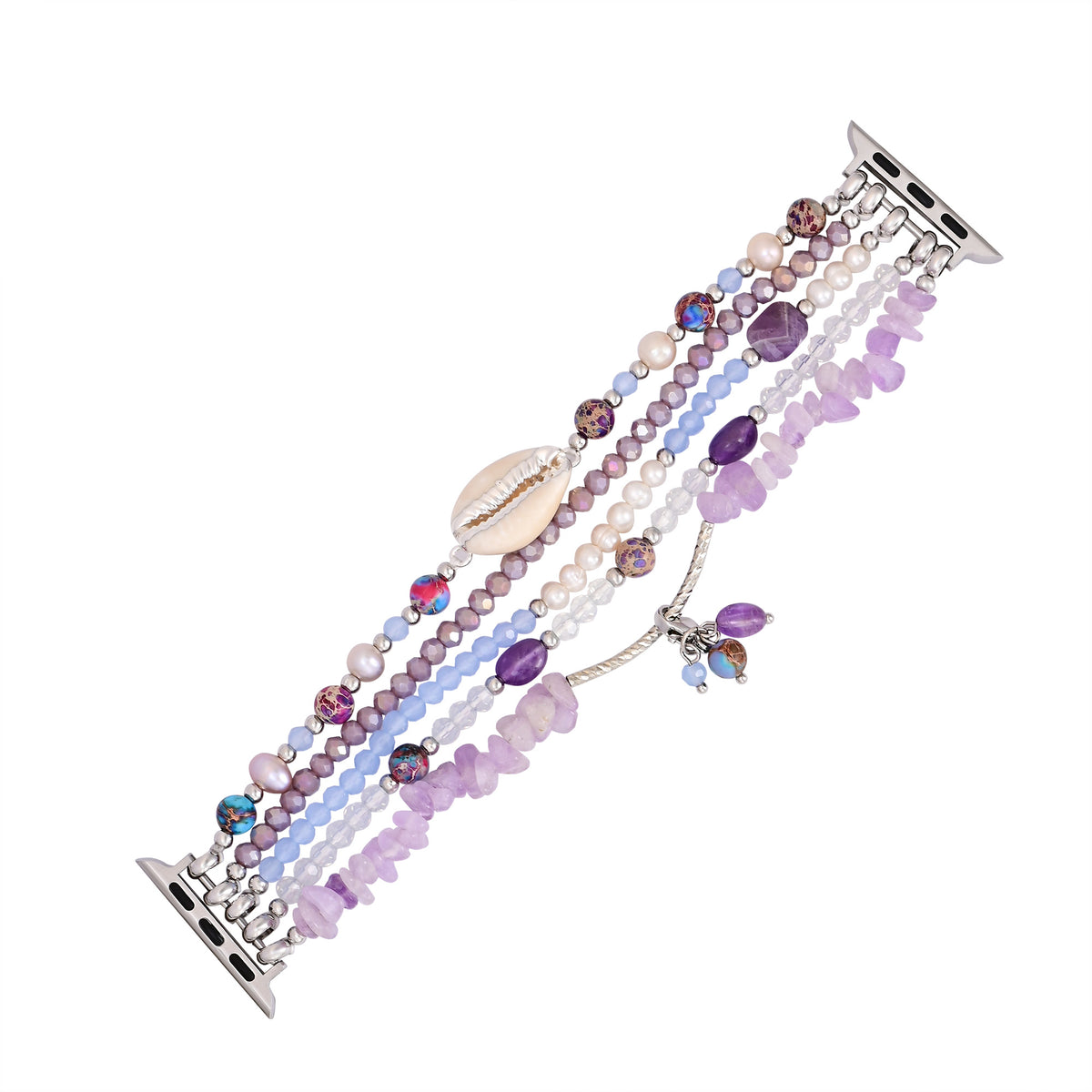 Bracelet extensible Apple Watch couleur rivage lilas
