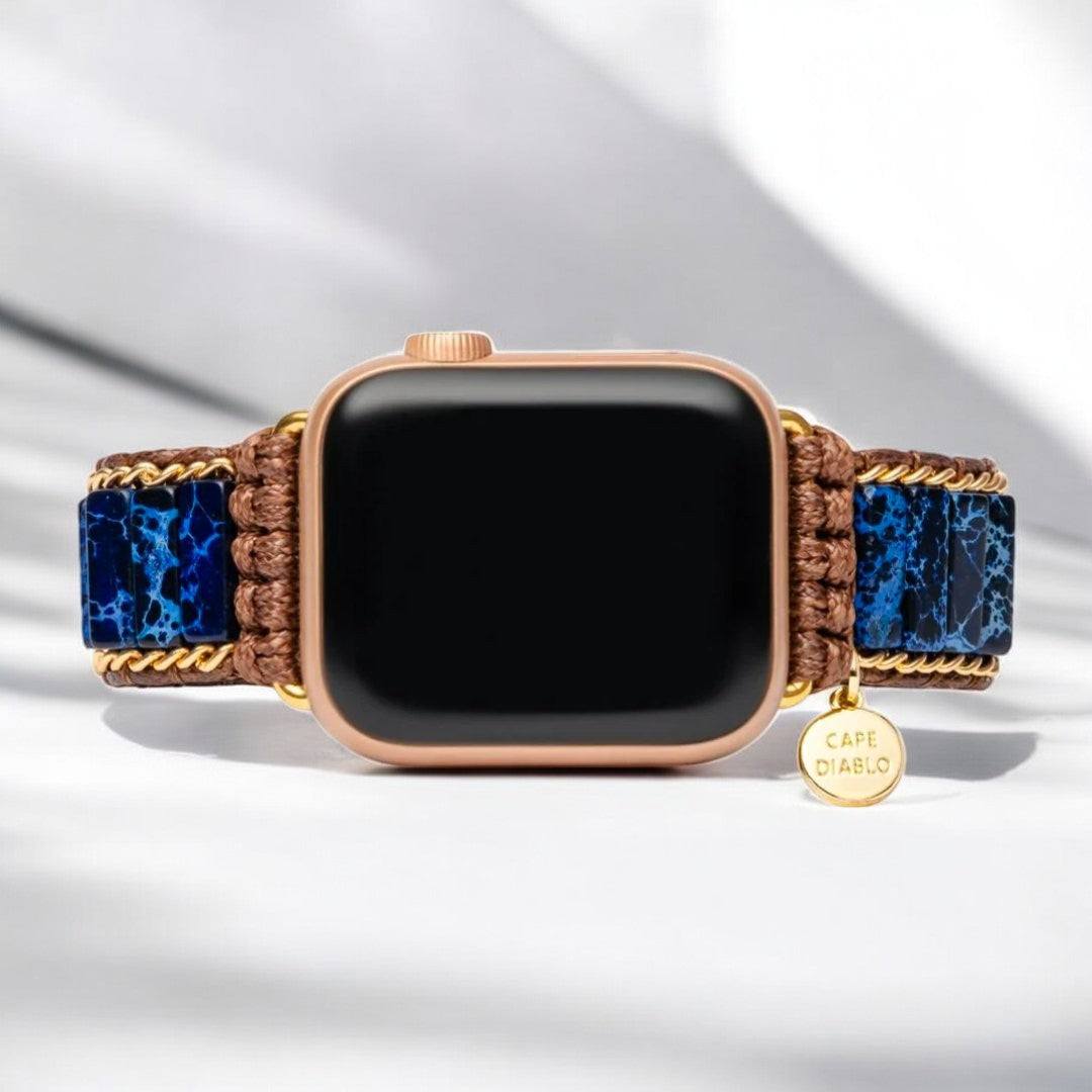 Azure-Jaspis Apple Watch Armband