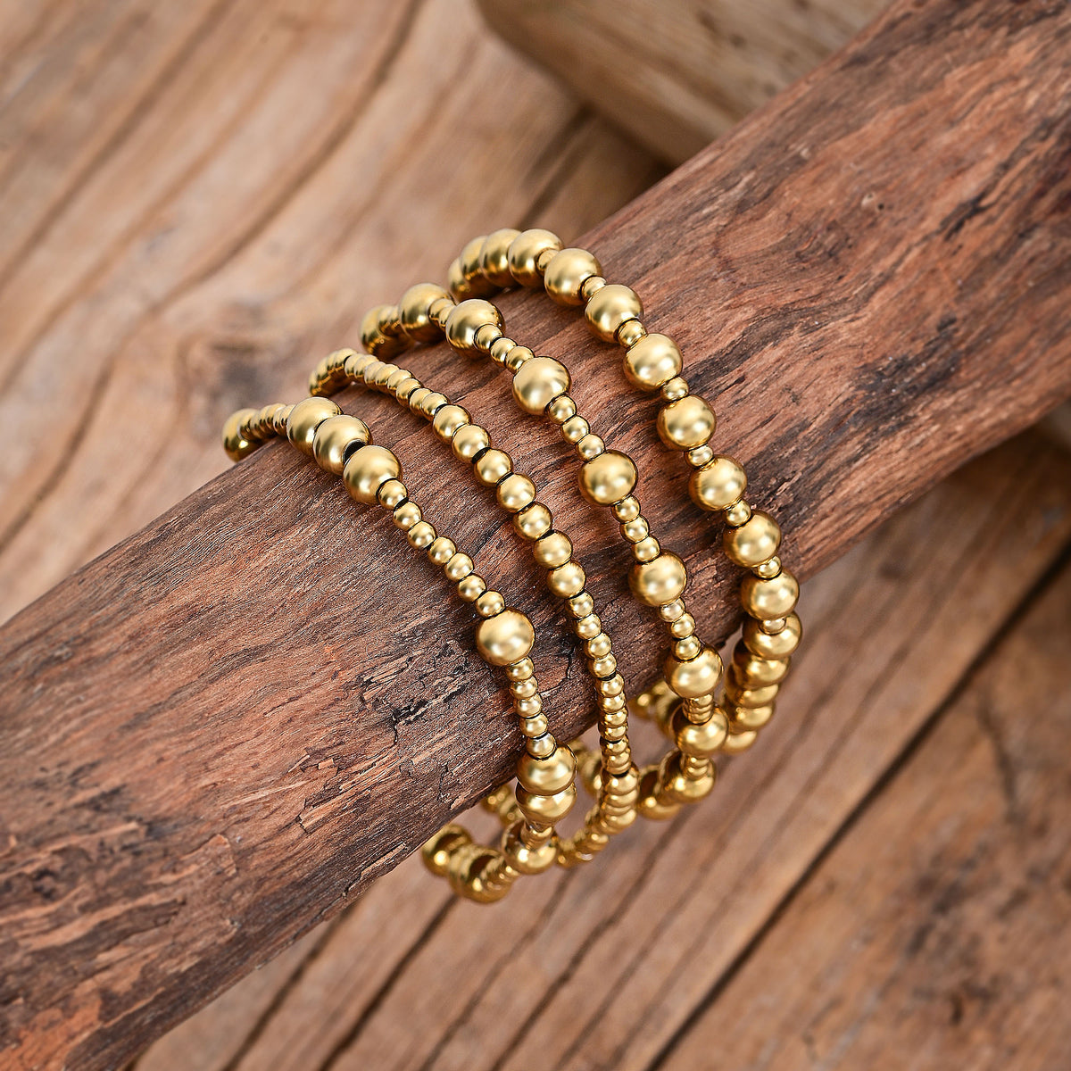 Ensemble de Bracelets Démurés en Or
