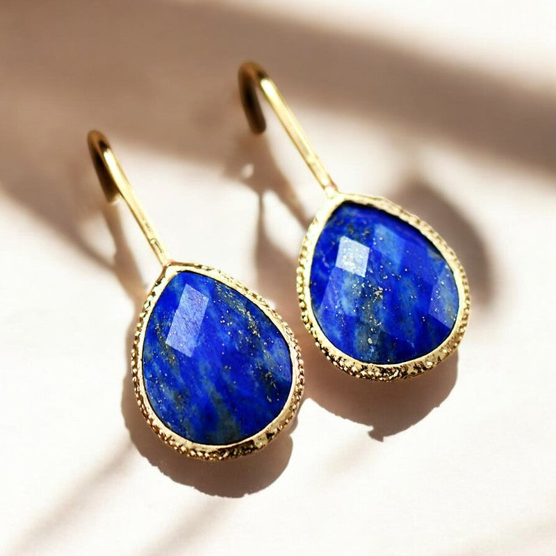 Boucles d'oreilles pendantes Énergie de guérison de la Terre