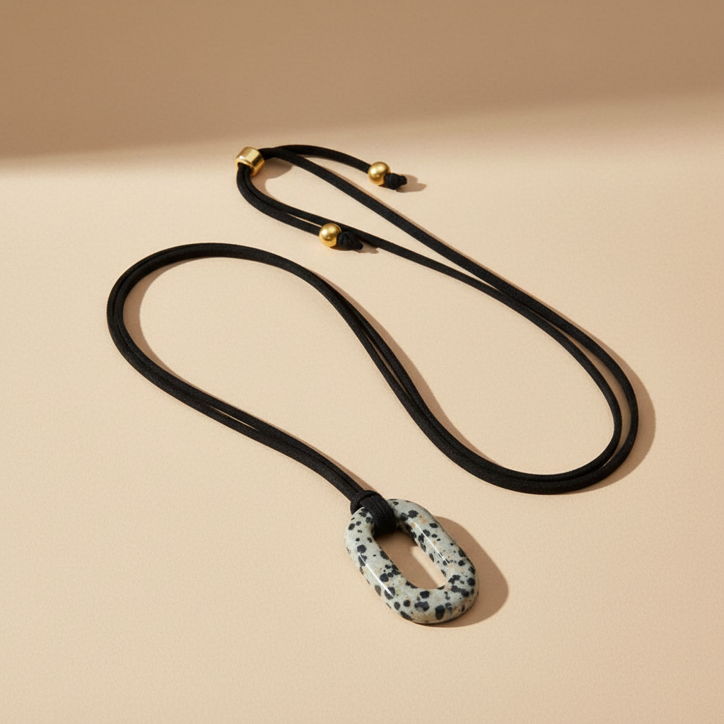 Collier Sérénité Turquoise en Daim