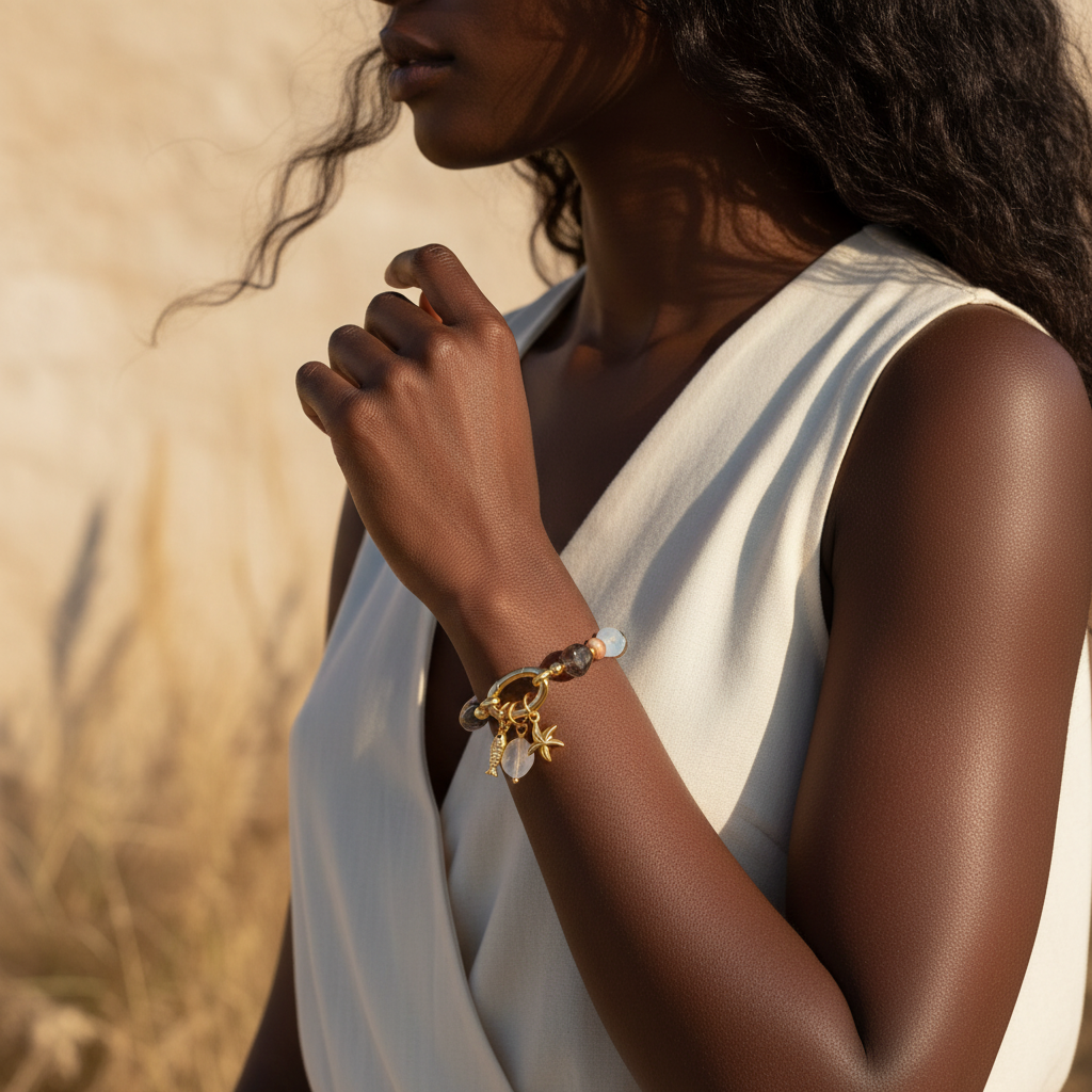 Aqua Dream Charm Armband