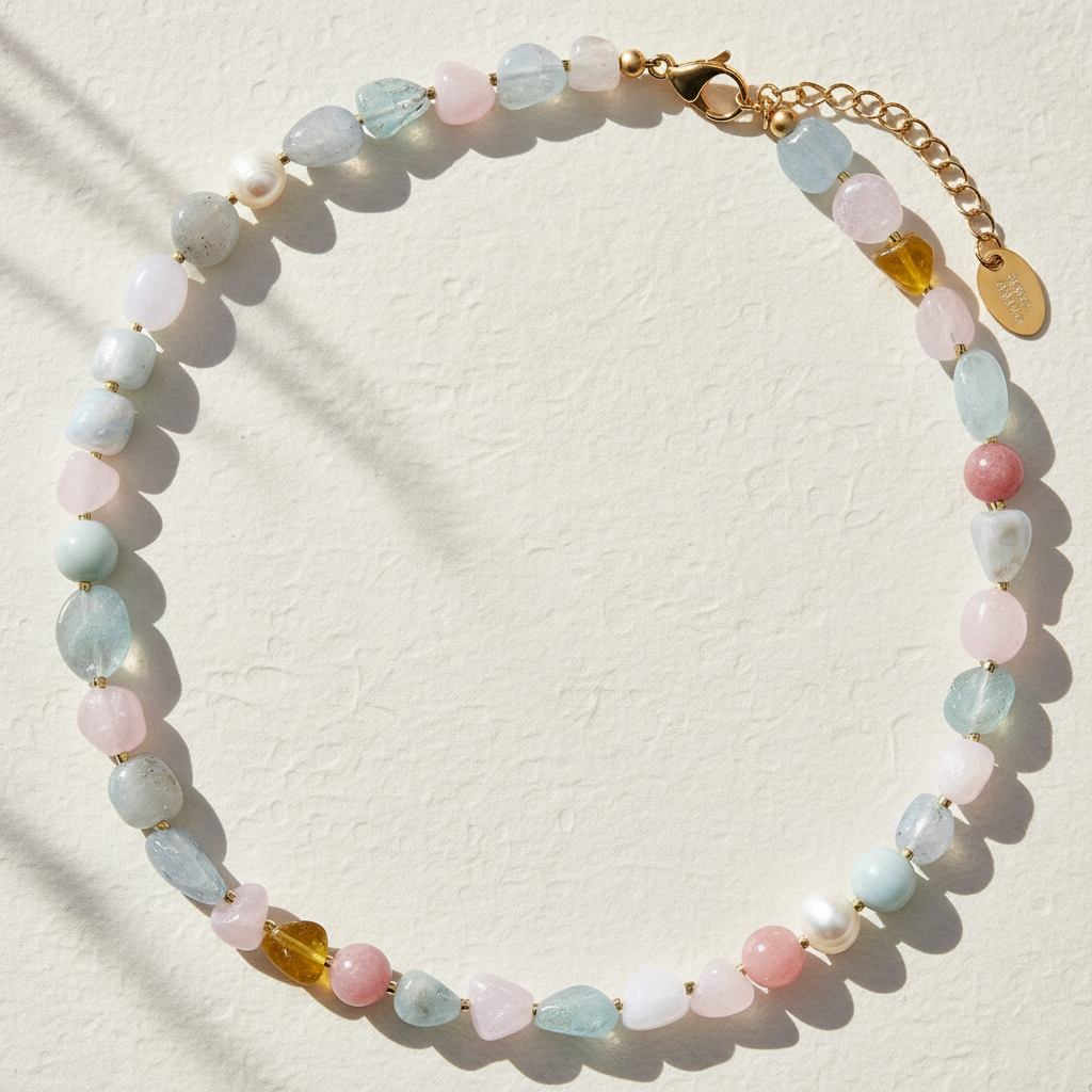 Collier Sérénité Aqua Rose