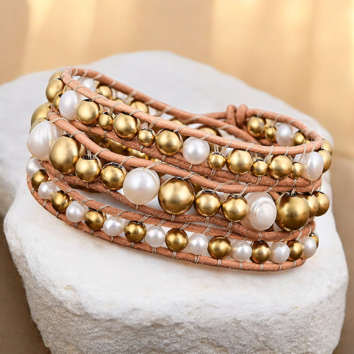 Perlen Bliss Wickelarmband