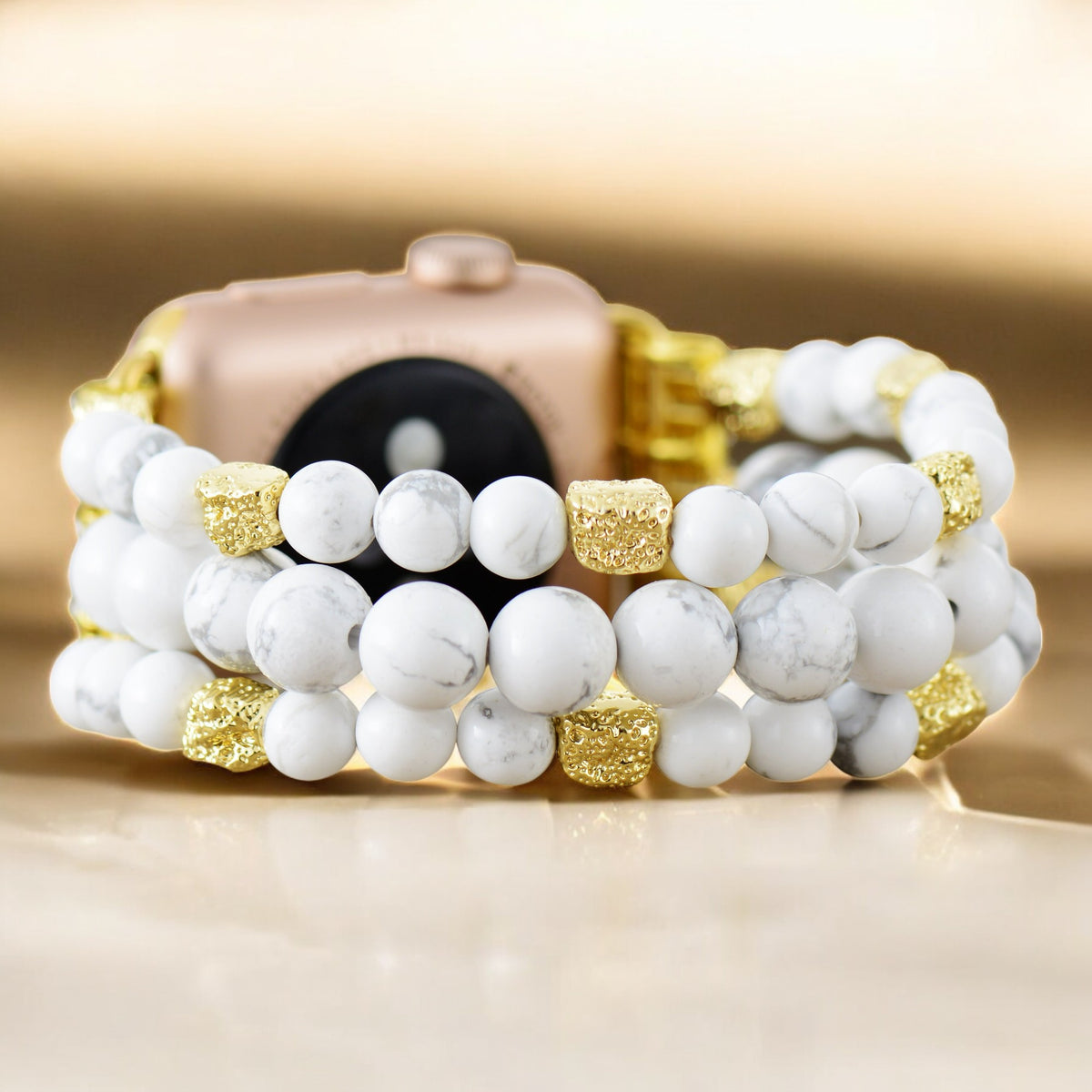 Howlite Spirit Stretch Apple Watch Armband