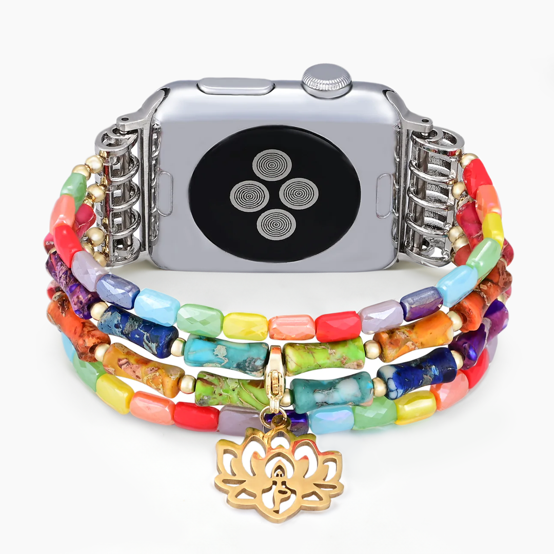 Lotus Chakra Stretch Apple Watch Armband