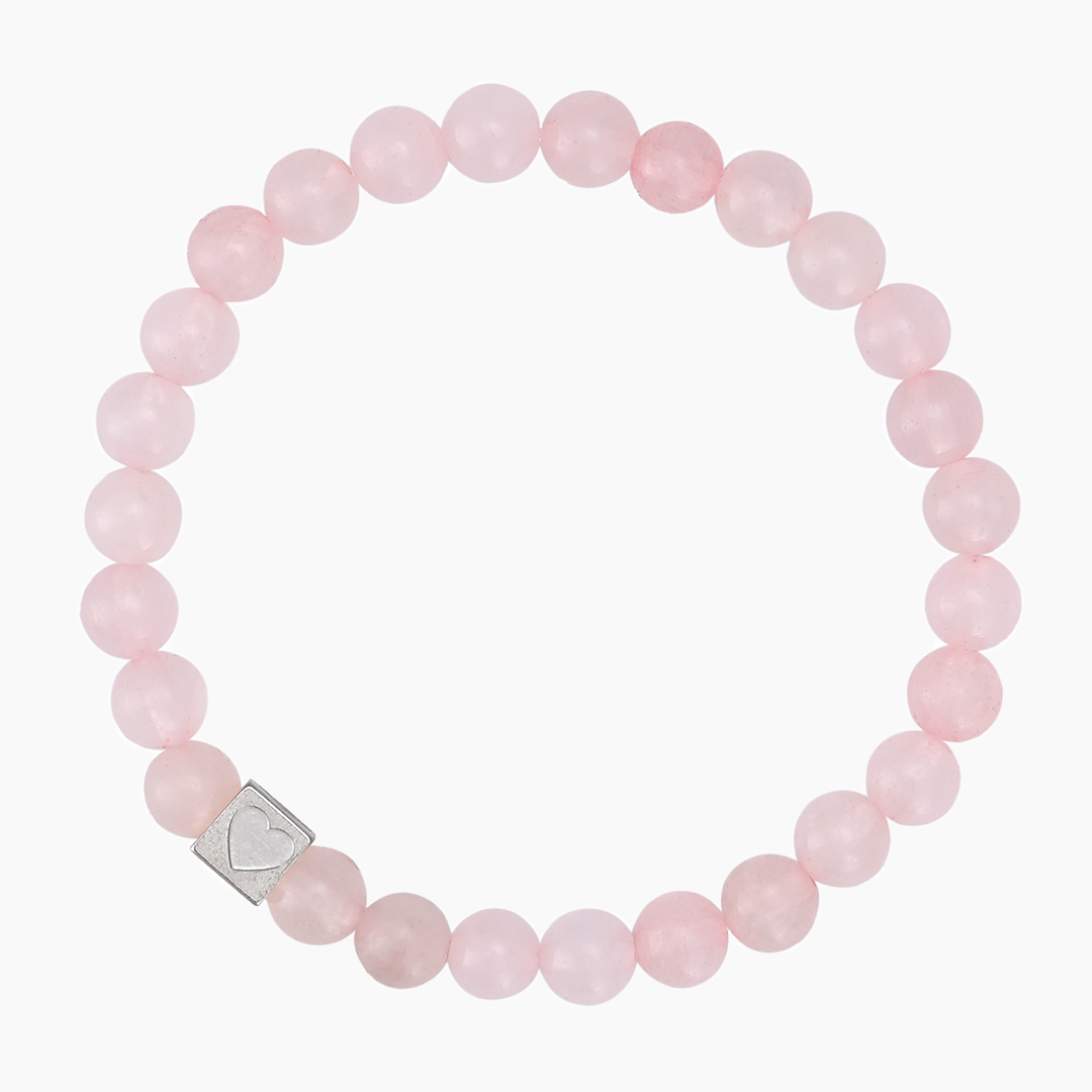 Valentinstags Silber Liebesperlen Armband