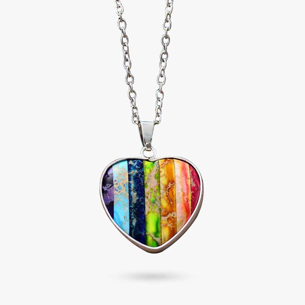Chakra Heart Pendant Necklace - Cape Diablo