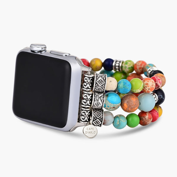 Bracelet Apple Watch extensible Chakra vibrant