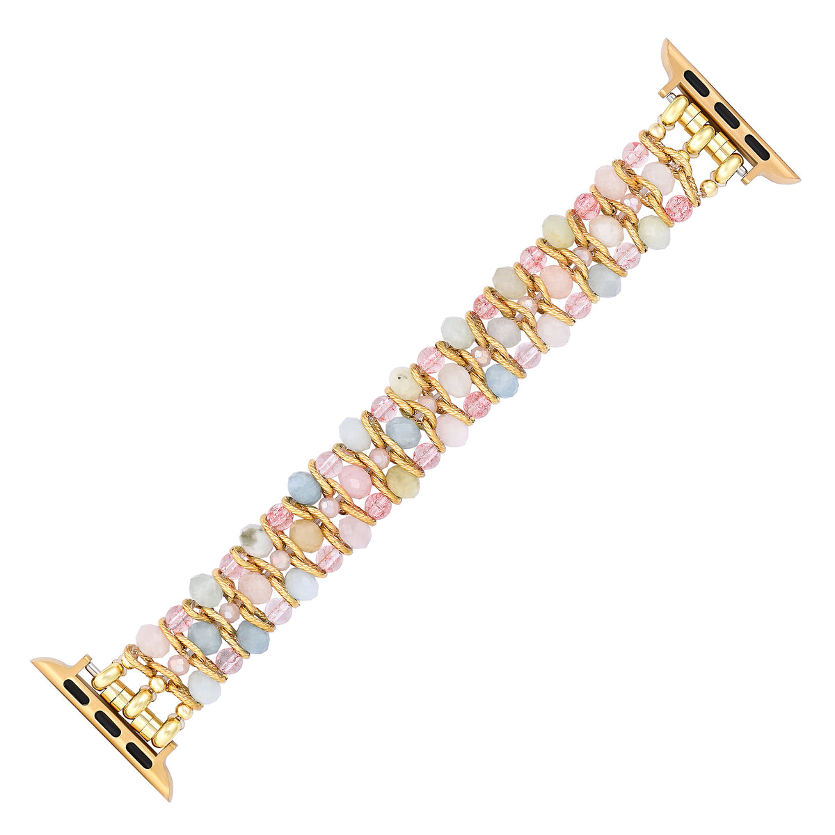 Golden Dawn Geflochtenes Stretch Apple Watch Armband