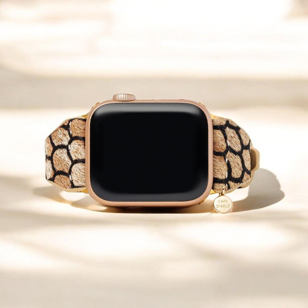 Midnight Scales Leder Apple Watch Armband
