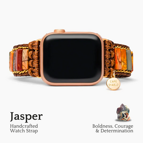 Zartes Apple-Uhrenarmband aus Picasso-Jaspis