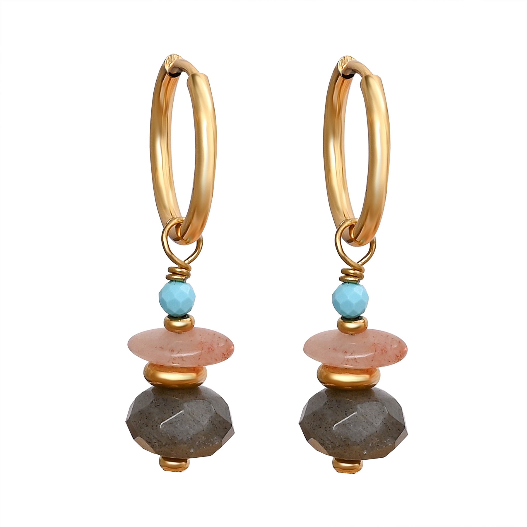 Aurora Labradorit Ohrringe