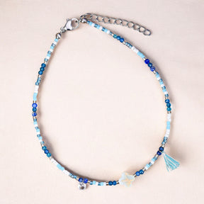Ozeanbrise Lapis Fußkette