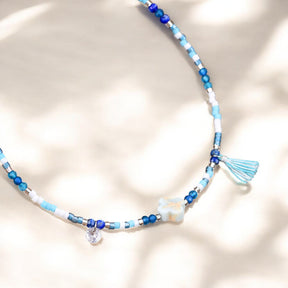 Ozeanbrise Lapis Fußkette