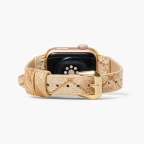 Bracelet Apple Watch en cuir Driftwood Hues