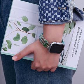 Bracelet Ocean Breeze Stone Stretch Apple Watch