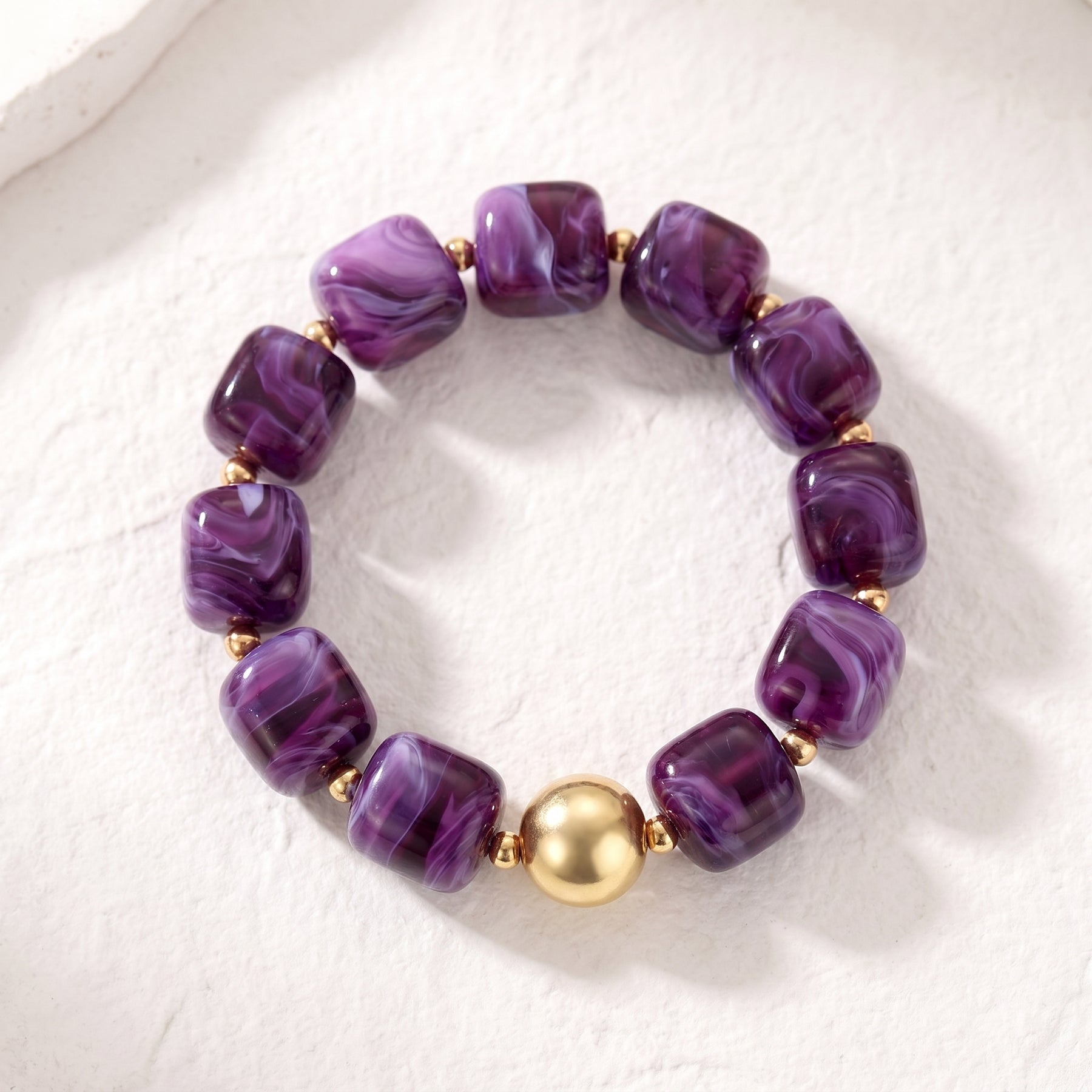 Amethyst-Traum – grobes Armband