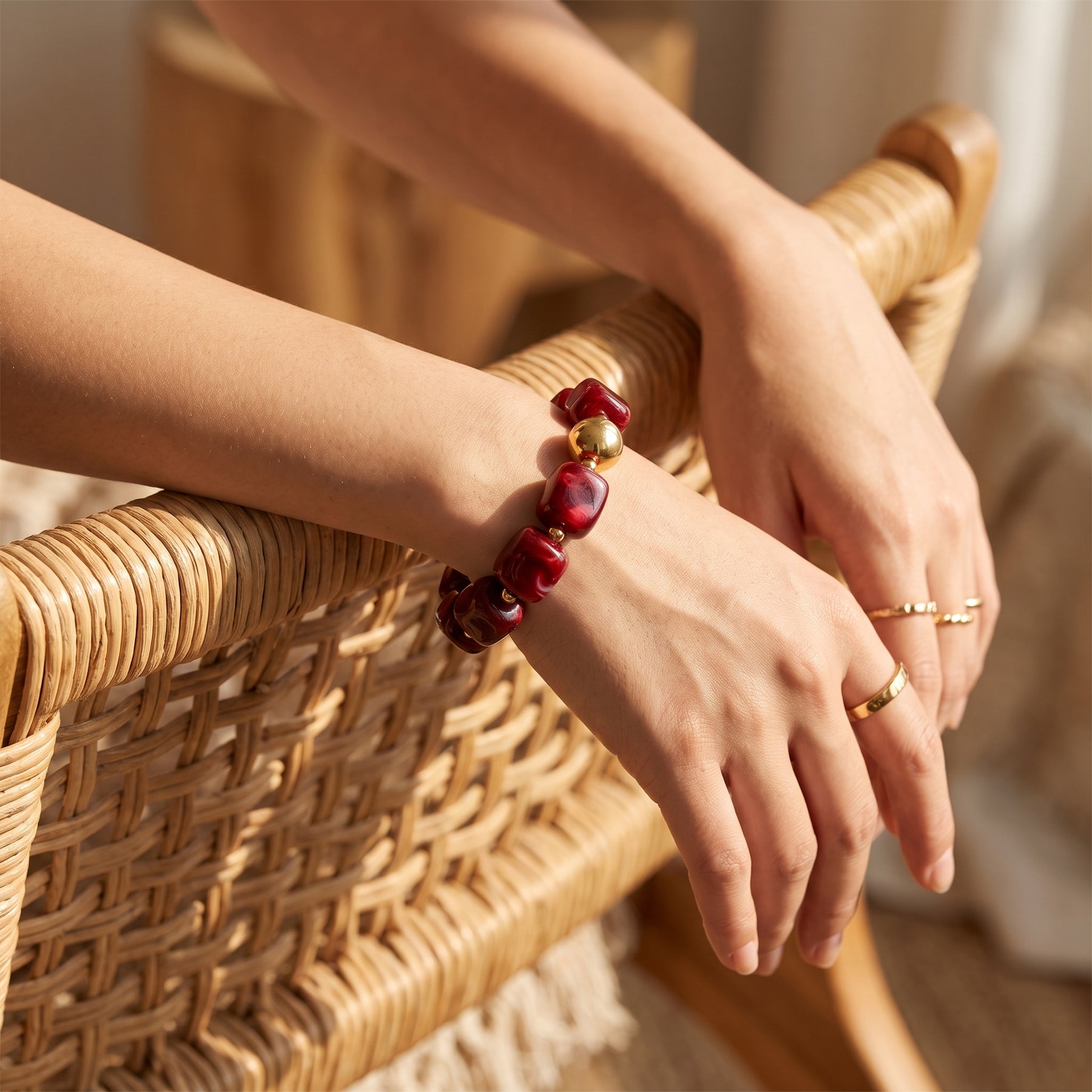 Bracelet épais Scarlet Eclipse